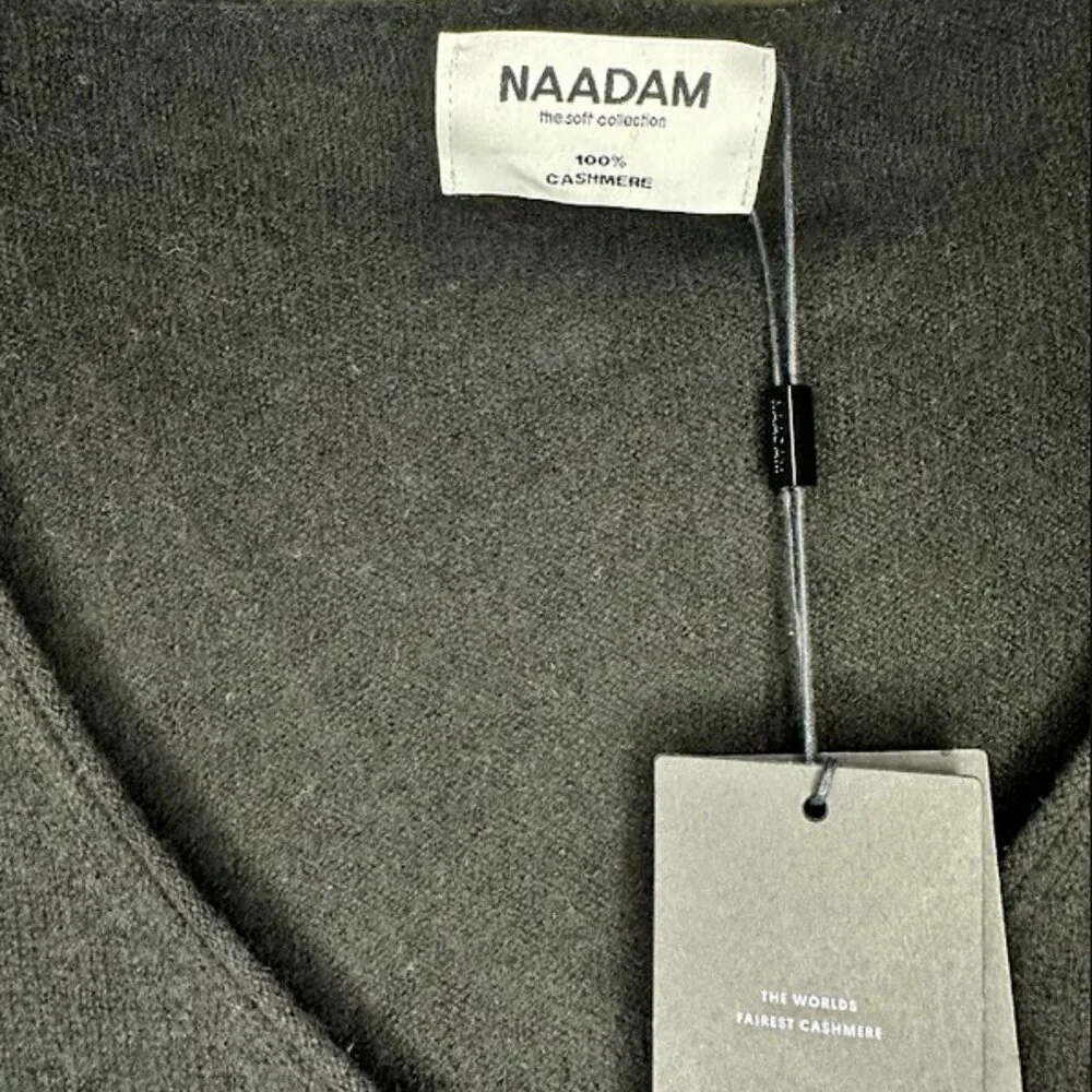 Naadam L Size Large Black Sweater - Picture 3 of 3